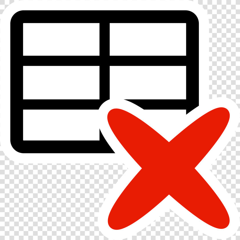 This Free Icons Png Design Of Primary Delete Table  Transparent PngTransparent PNG