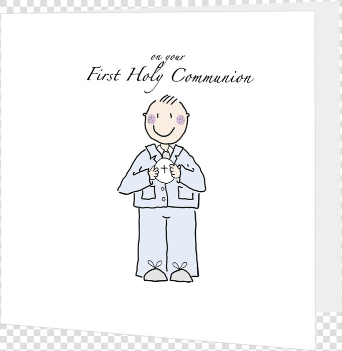 Boy Holding Host 4bed503e49022   Cartoon  HD Png DownloadTransparent PNG