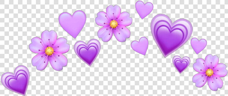  purple  purpleheart  hearts  heart  crown  heartcrown   Purple Heart Crown Png  Transparent PngTransparent PNG