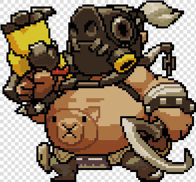 Overwatch Roadhog Pixel Spray  HD Png DownloadTransparent PNG