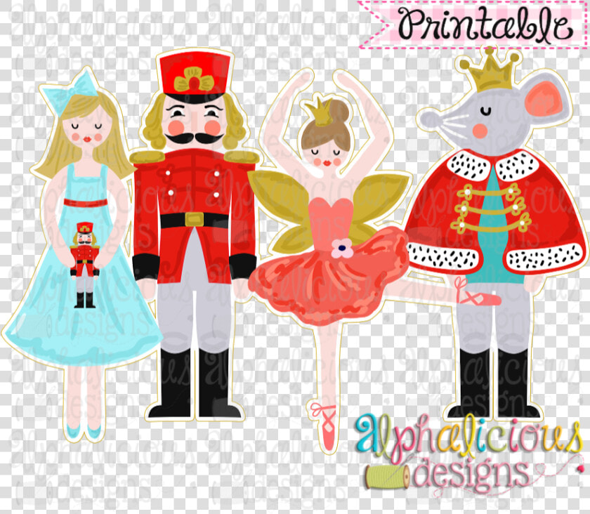 Nutcracker Group Offset Printable   Transparent Cute Nutcracker  HD Png DownloadTransparent PNG