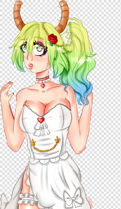 Drew Lucoa In A Wedding Dress Bc Why Not   Illustration  HD Png DownloadTransparent PNG