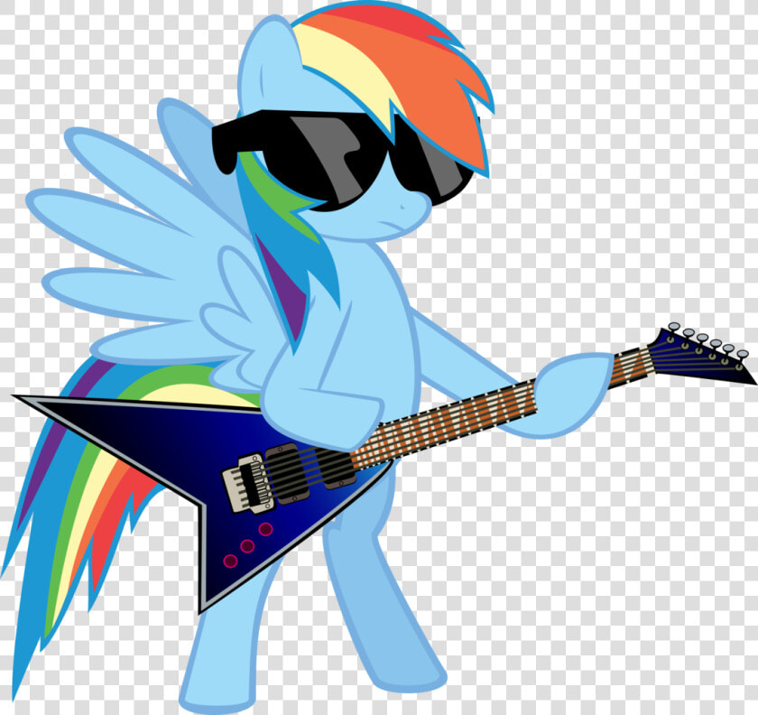 Absurd Res  Artist   Rainbow Dash Guitar  HD Png DownloadTransparent PNG