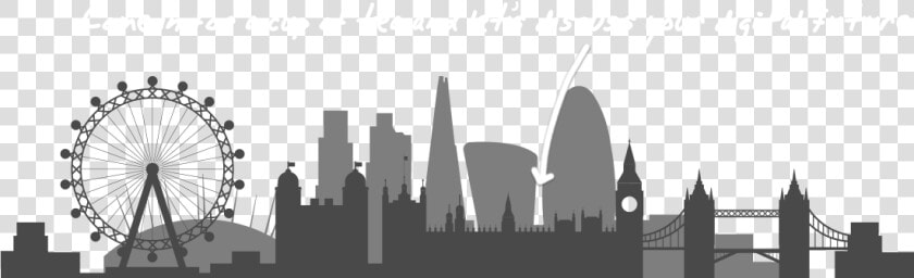 Come In For A Cup Of Tea And Let S Discuss Your Digital   London Skyline Pink  HD Png DownloadTransparent PNG