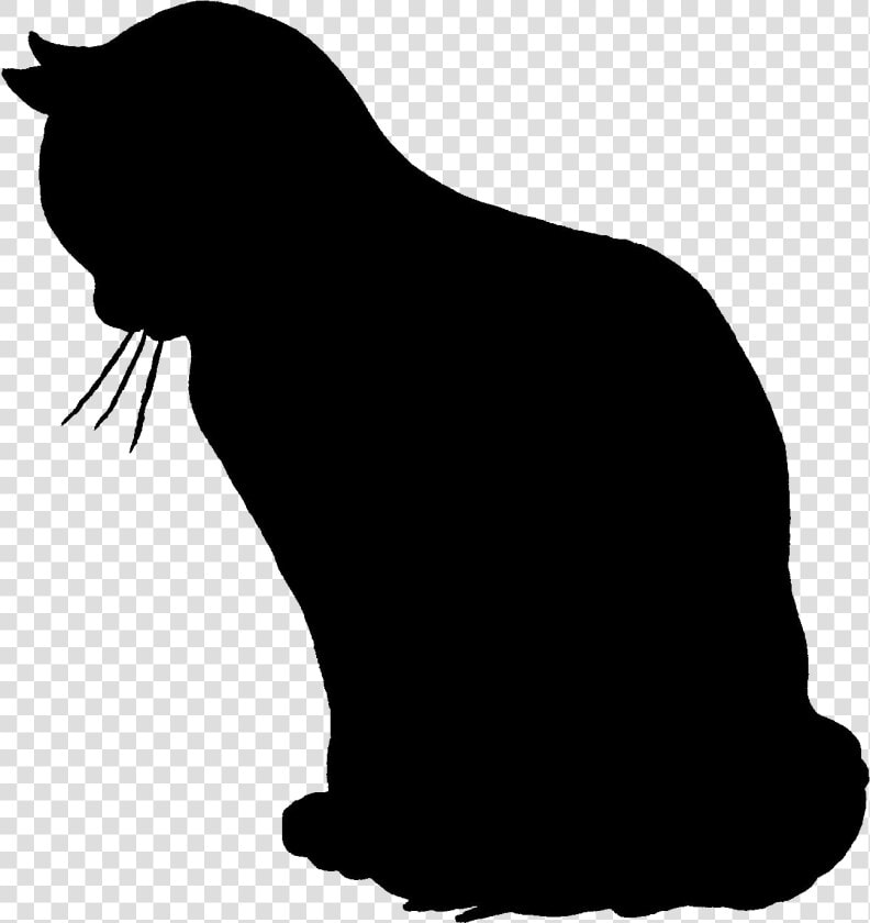 Cat Silhouette By Anitess d6u78i5   Sitting Cat Silhouette  HD Png DownloadTransparent PNG