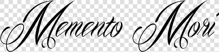 Memento Mori Script Tattoo  HD Png DownloadTransparent PNG