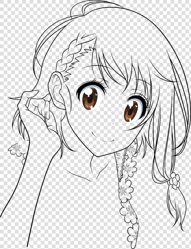 Transparent Onodera Png   Line Art  Png DownloadTransparent PNG