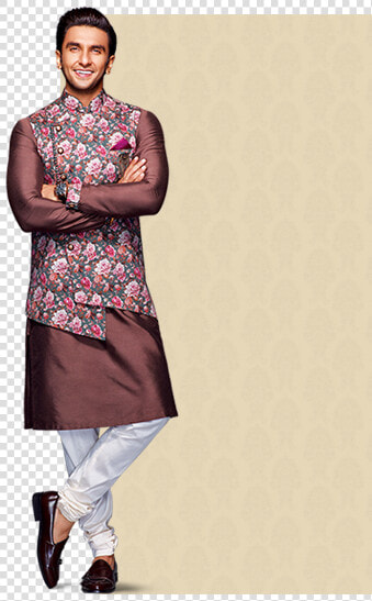 Ranveer Singh In Manyavar  HD Png DownloadTransparent PNG