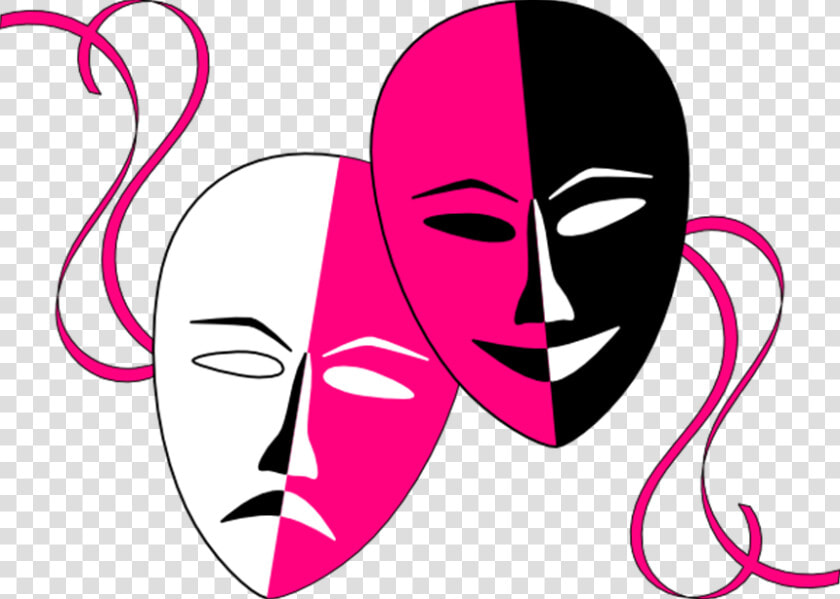 Actor Clipart Drama Faces   Happy Sad Drama Mask  HD Png DownloadTransparent PNG