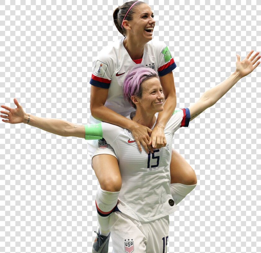 Megan Rapinoe  amp  Alex Morgan render  HD Png DownloadTransparent PNG