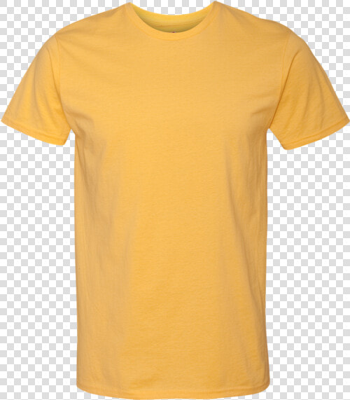 Yellow Gildan Shirt  HD Png DownloadTransparent PNG