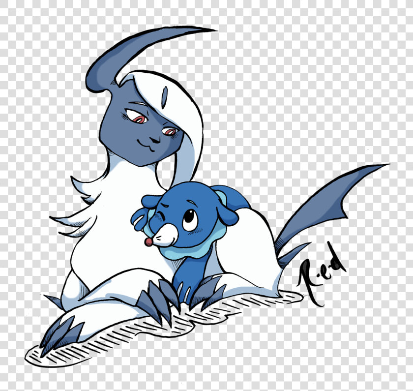 Fanart Myart Popplio Team Popplio Absol Water Type  HD Png DownloadTransparent PNG