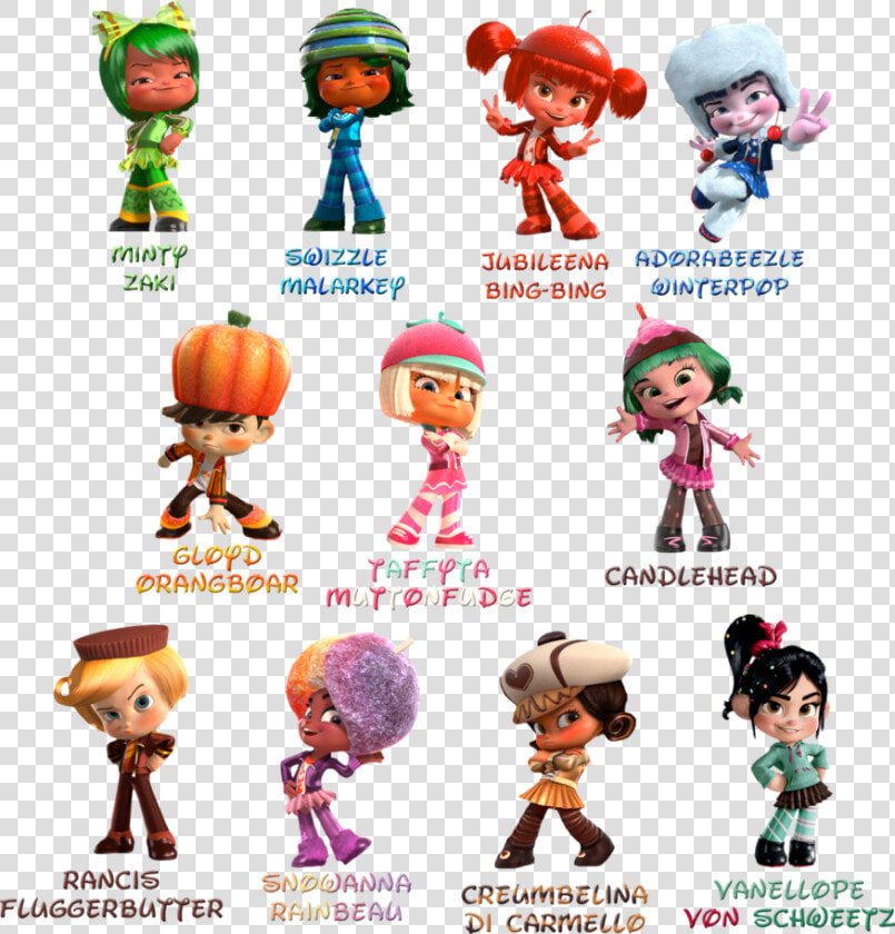 Wreck It Ralph S Sugar Rush Characters  HD Png DownloadTransparent PNG