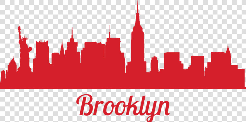 New York City Skyline Wall Decal Sticker   New York Silhouette  HD Png DownloadTransparent PNG