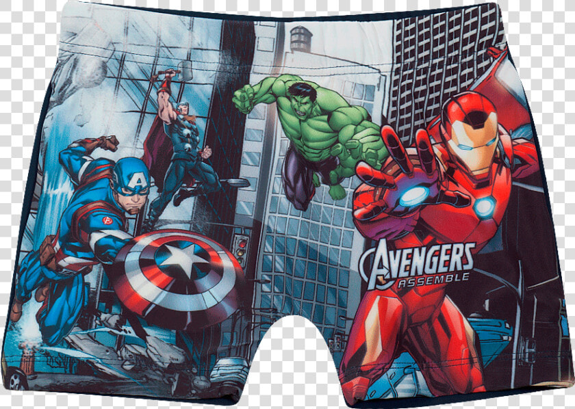 Os Vingadores Png  short Praia Avengers   Swim Briefs  Transparent PngTransparent PNG