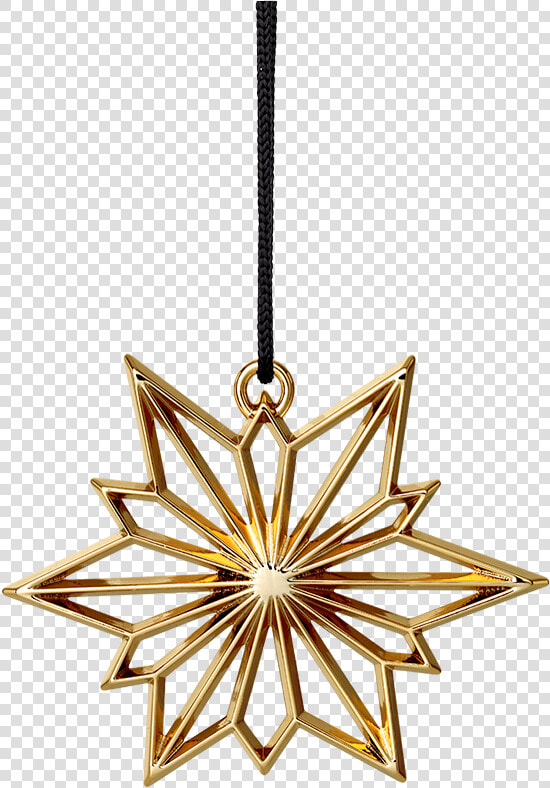 North Star H7 Gold Plated Karen Blixen   Rosendahl Julepynt  HD Png DownloadTransparent PNG