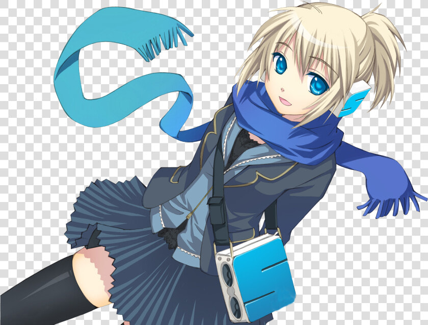 Anime Vector Art   Pretty Blonde Anime Girl Transparent  HD Png DownloadTransparent PNG