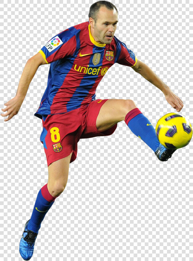 Soccer Players Png   Andres Iniesta Clean Background  Transparent PngTransparent PNG