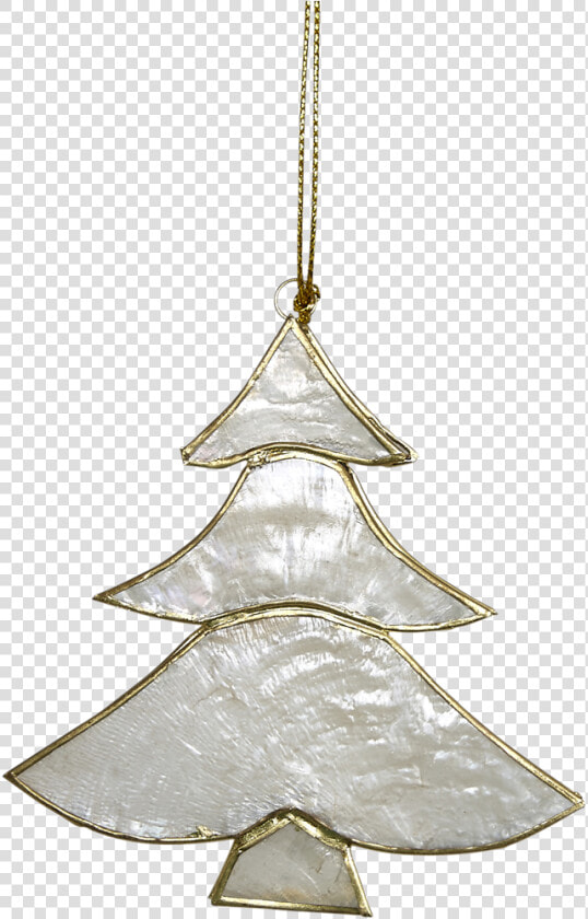 Capiz Christmas Tree   Capiz Christmas Tree Ornaments  HD Png DownloadTransparent PNG