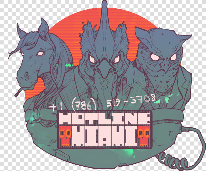 Hotline Miami Fanart   Hotline Miami 2 Fanatt  HD Png DownloadTransparent PNG