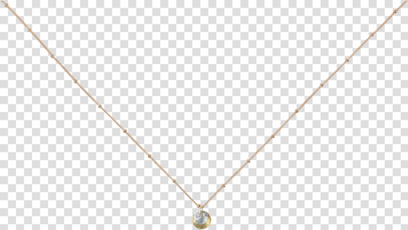 Xs  S 2 tone Brushed Disc On Ball Chain Necklace   Necklace  HD Png DownloadTransparent PNG