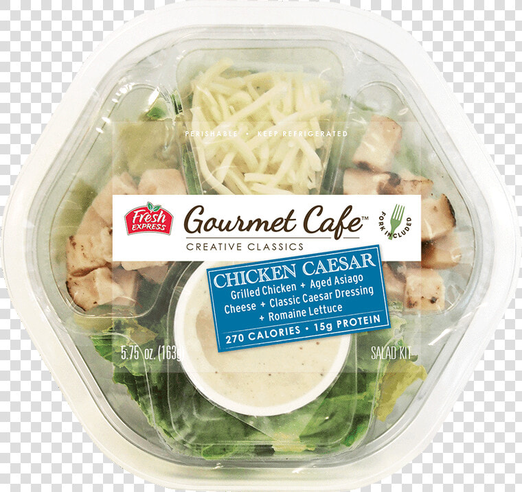 Gourmet Cafe Salads® Chicken Caesar Salad Kit  HD Png DownloadTransparent PNG