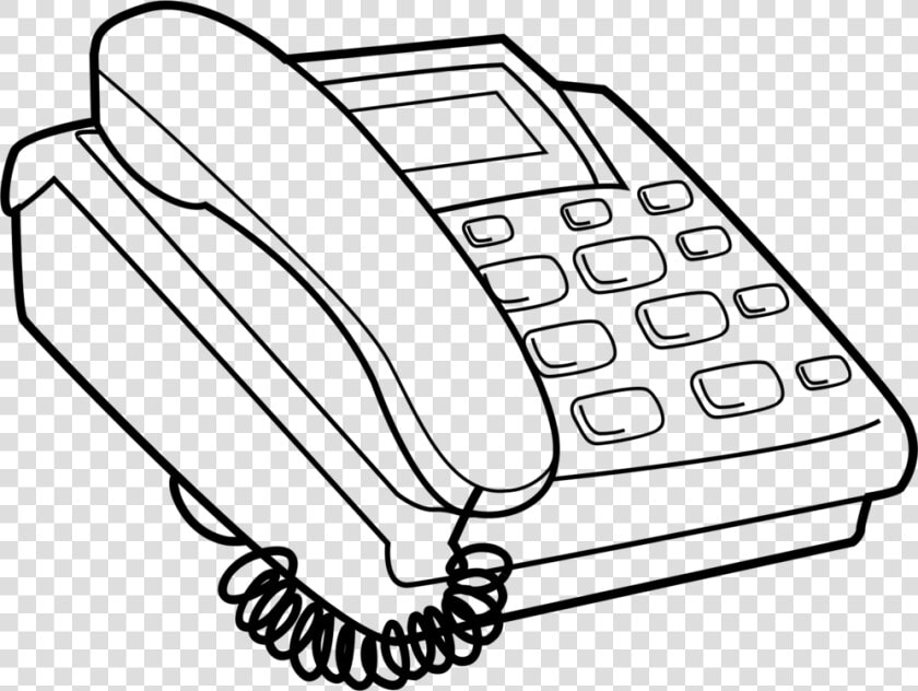 Phone Clipart Black And White   Clip Art Black And White Telephone  HD Png DownloadTransparent PNG