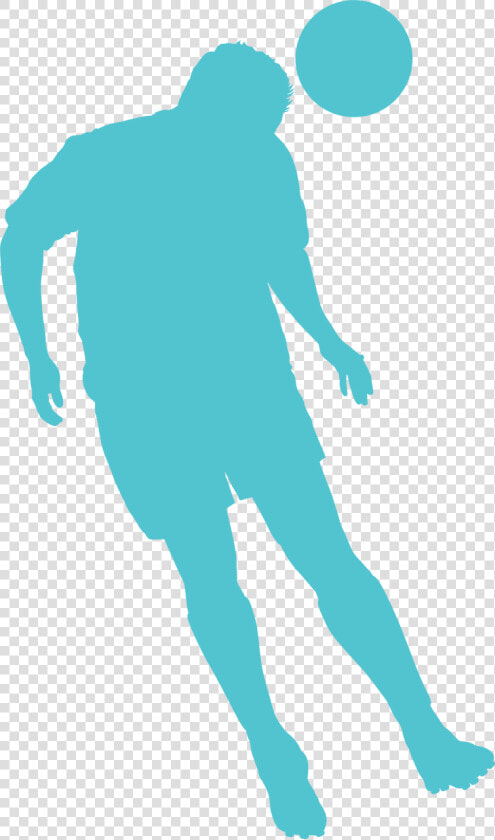 Soccer Silhouette Svg Cut File   Soccer Player  HD Png DownloadTransparent PNG