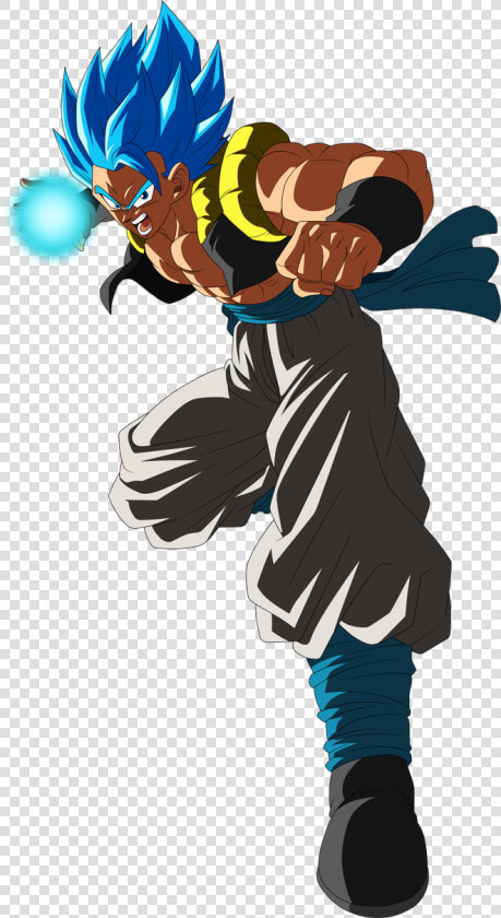 Gogeta Super Saiyajin Blue By Arbiter720 Dragon Ball   Gogeta Blue Dokkan Assets  HD Png DownloadTransparent PNG