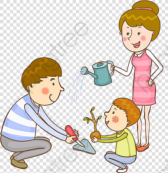 Tree Planting Children Clipart   Kids Planting Clipart Png  Transparent PngTransparent PNG