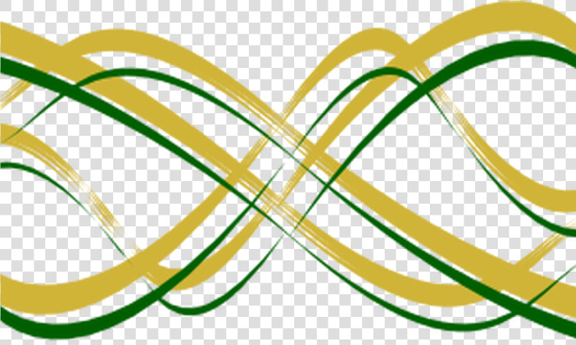 Thickest Gold W  Thin Green Swirl Clip Art At Clkercom   Green And Gold Swirls  HD Png DownloadTransparent PNG