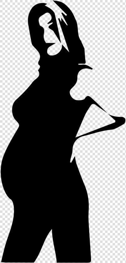 Pregnancy Pregnant Mother   Silhouette Anime  HD Png DownloadTransparent PNG