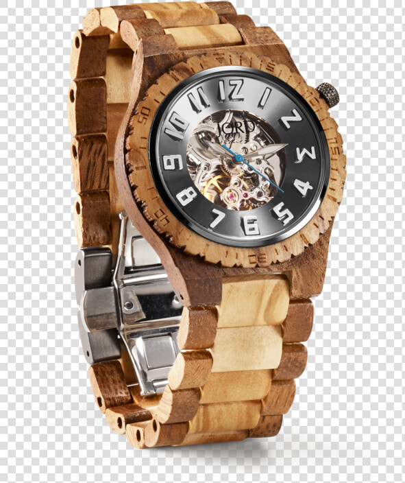 Olive  amp  Acacia   Ik Colouring Wooden Watch  HD Png DownloadTransparent PNG