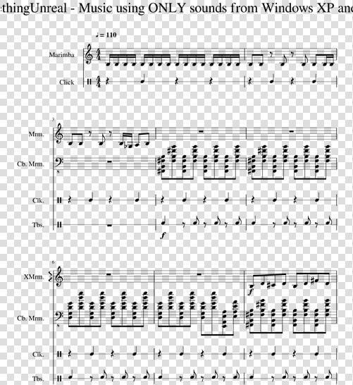 Windows Xp Sounds Musescore  HD Png DownloadTransparent PNG