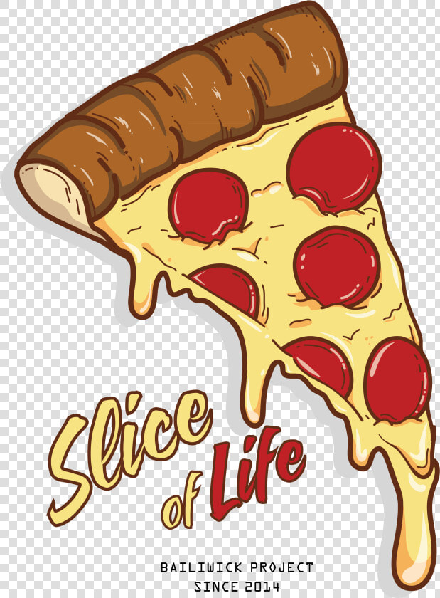 Of Life All Hail   Cartoon Pizza Slice Drawing  HD Png DownloadTransparent PNG