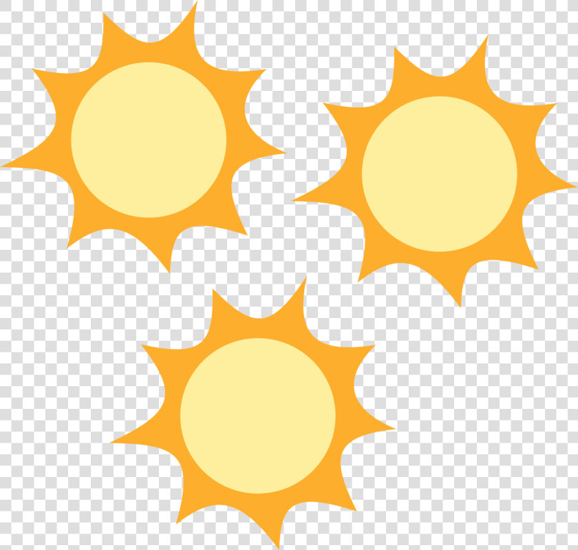 Triple Sun Cutie Mark By The Smiling Pony   Mlp Sun Cutie Mark  HD Png DownloadTransparent PNG