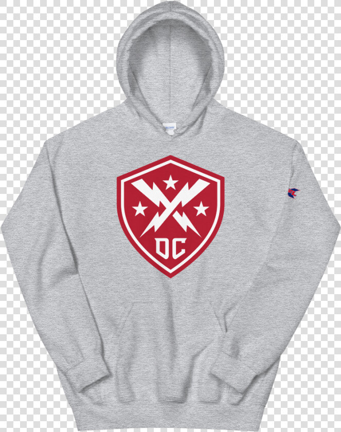 Dc Defenders Official Logo Pullover Hoodie Sweatshirt   Hoodie  HD Png DownloadTransparent PNG