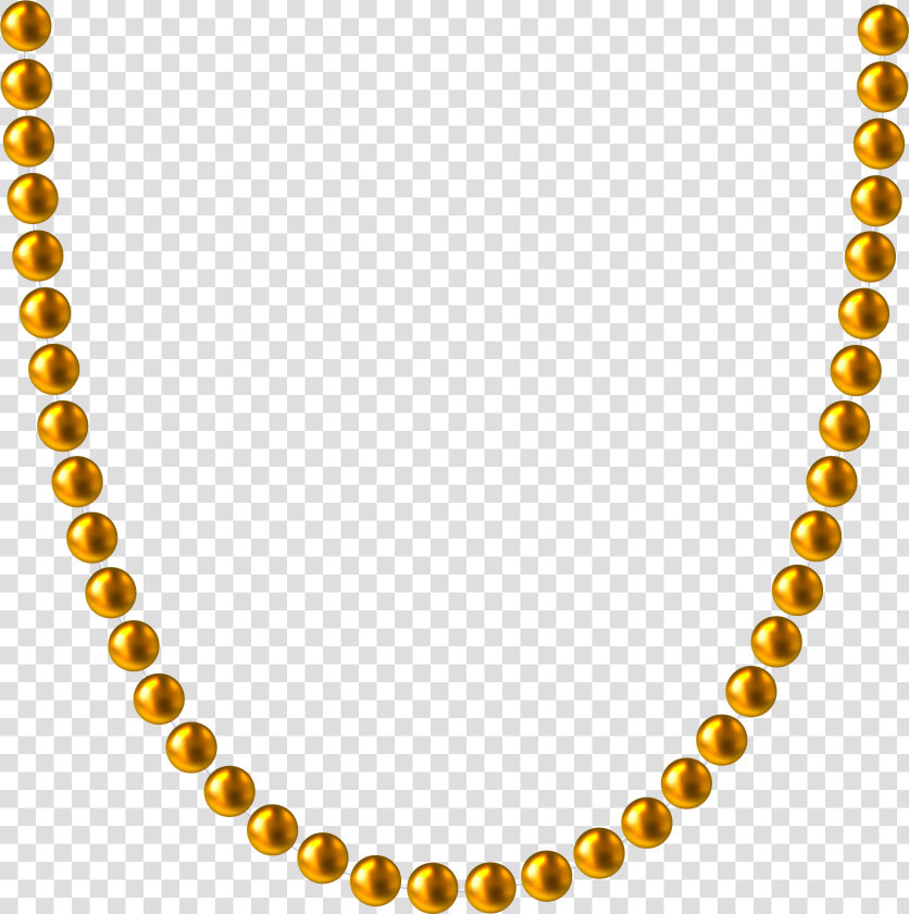 Necklace Clipart Bead Necklace  HD Png DownloadTransparent PNG