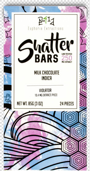 Shatter Bars Milk Chocolate  HD Png DownloadTransparent PNG