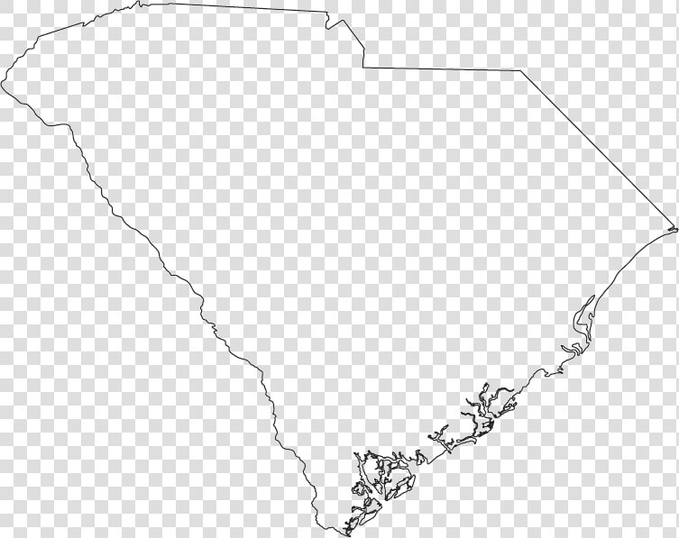 North Carolina State Outline Png Black And White Library   South Carolina Colony Outline  Transparent PngTransparent PNG