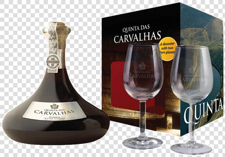 Quinta Das Carvalhas Ruby Port Reserva Decanter 2 glass  HD Png DownloadTransparent PNG