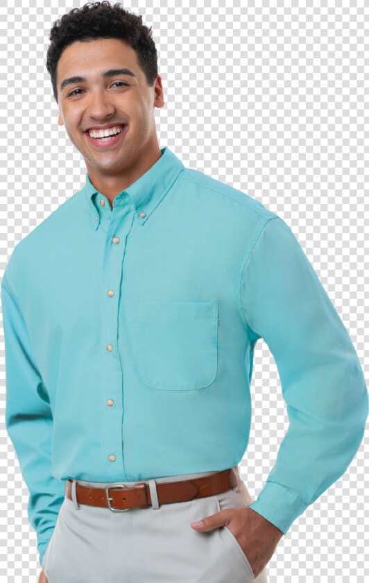 Mens Long Sleeve Tall Easy Care Poplin   Man  HD Png DownloadTransparent PNG