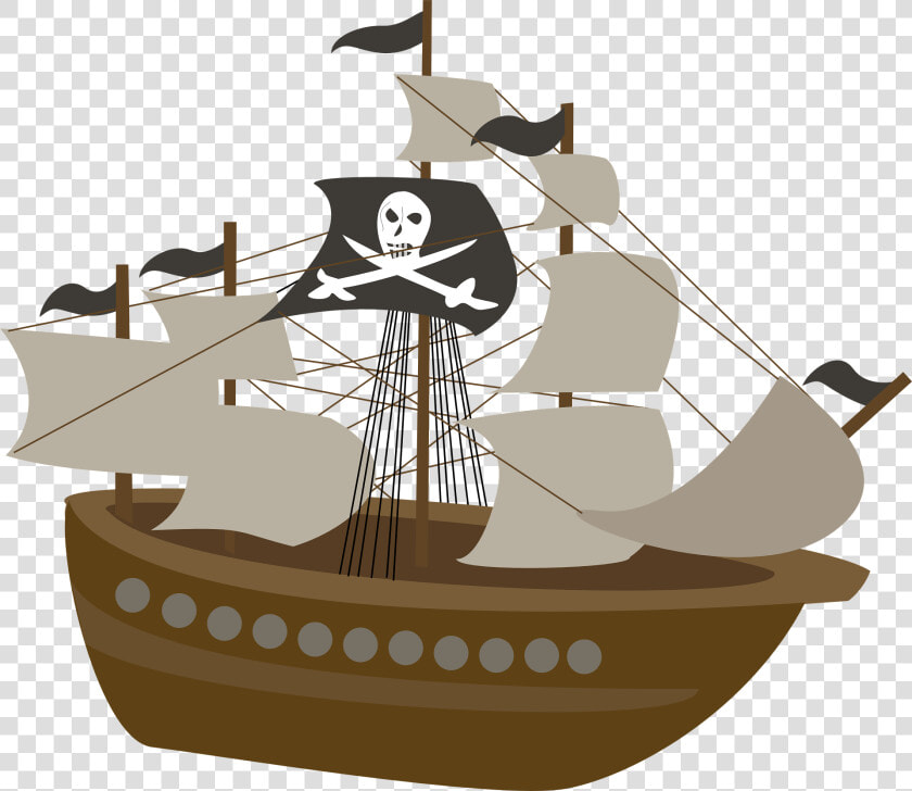 Ship Piracy Child Clip Art   Transparent Background Pirate Ship Clip Art  HD Png DownloadTransparent PNG