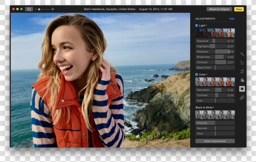 Apple Photos Editing Options   Editor De Fotos Da Apple  HD Png DownloadTransparent PNG