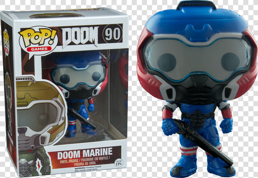 Doom Marine Funko Pop  HD Png DownloadTransparent PNG