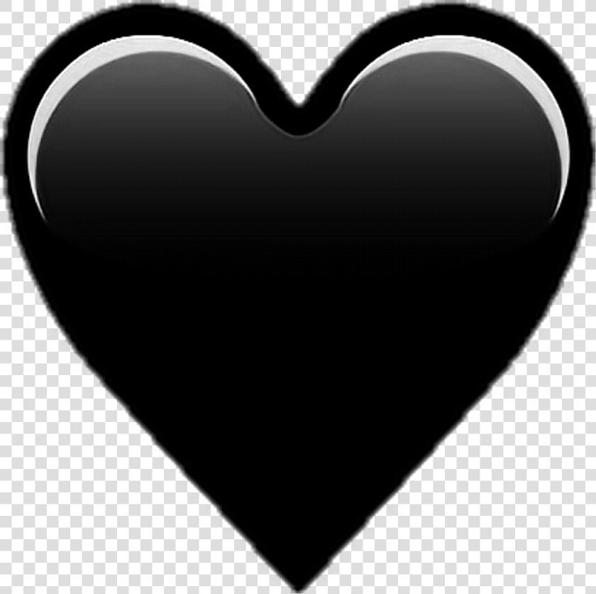 Heart Emoji Blackheart Black   Black Heart Emoji Png  Transparent PngTransparent PNG