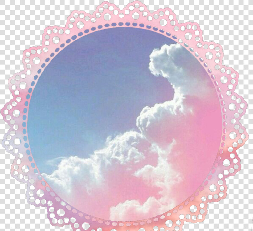  clouds  pink  lace   Pink Aesthetic Wallpaper Clouds  HD Png DownloadTransparent PNG