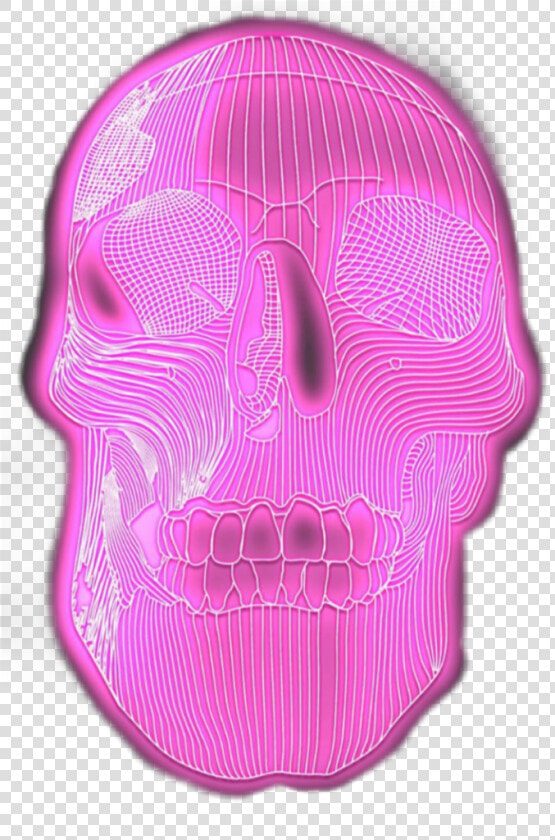 5sos4 Neon Pink Skull Png   Skull  Transparent PngTransparent PNG