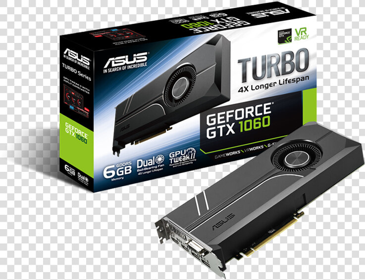 Asus Geforce Gtx 1060 6gb Turbo   Asus Turbo Gtx 1060 6gb  HD Png DownloadTransparent PNG