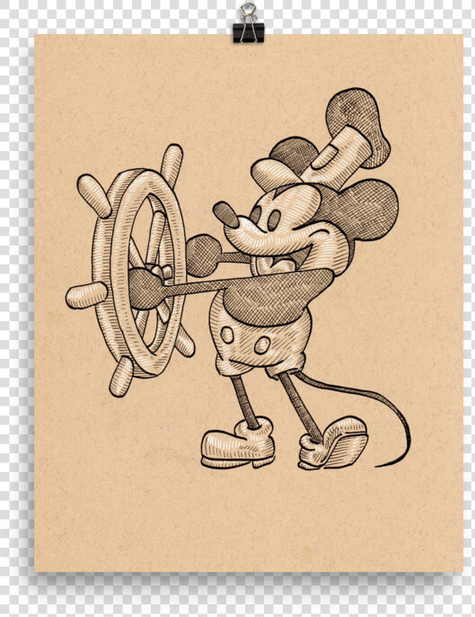 Steamboat Willie Art Print   Cartoon  HD Png DownloadTransparent PNG